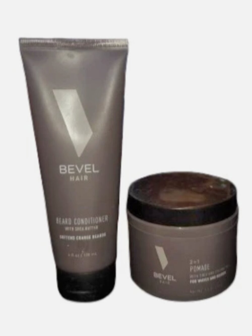 Bevel Hair Beard Conditioner 4 fl oz & 2 in 1 Pomade 3.4 fl oz Bundle New
